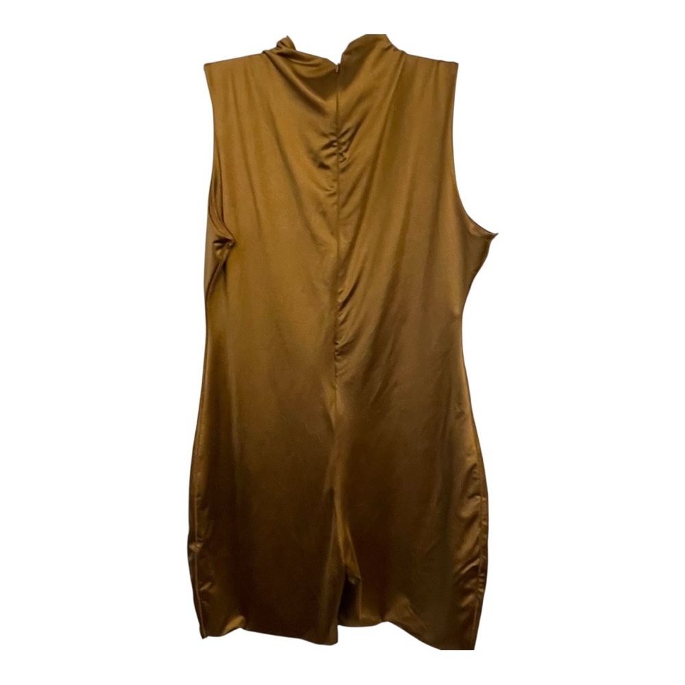 SKIMS Gold Sleeveless Ruched Bodysuit - Picture 2 of 5